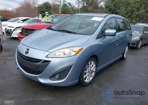 2012 Mazda Mazda5 Grand Touring z USA, uszkodzony, nr VIN JM1CW2DL9C0130844